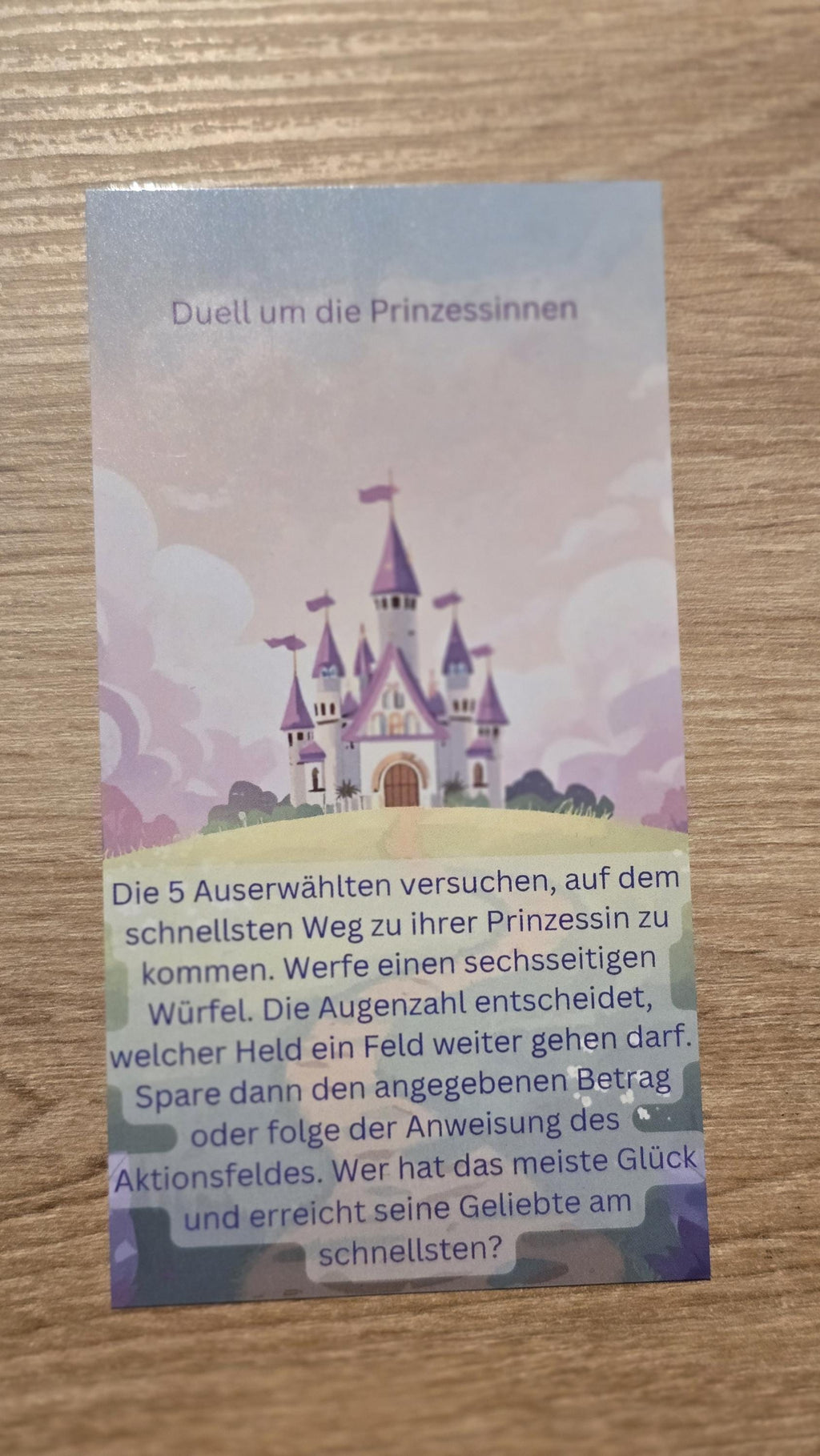 Sparspiel "Duell um die Prinzessinnen - Sparen mit der Umschlagmethode