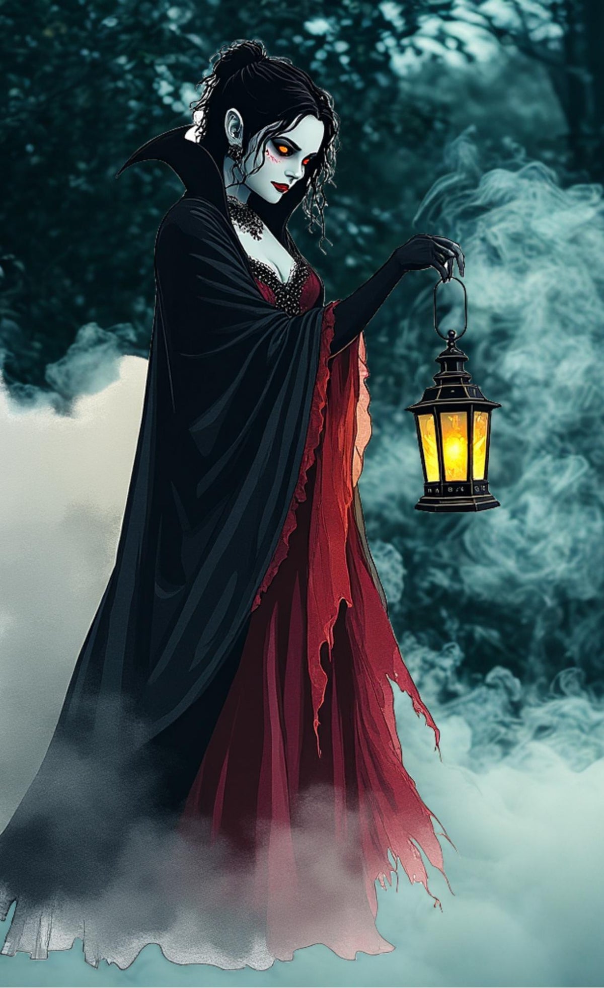 Dashboard "Vampire Lady"