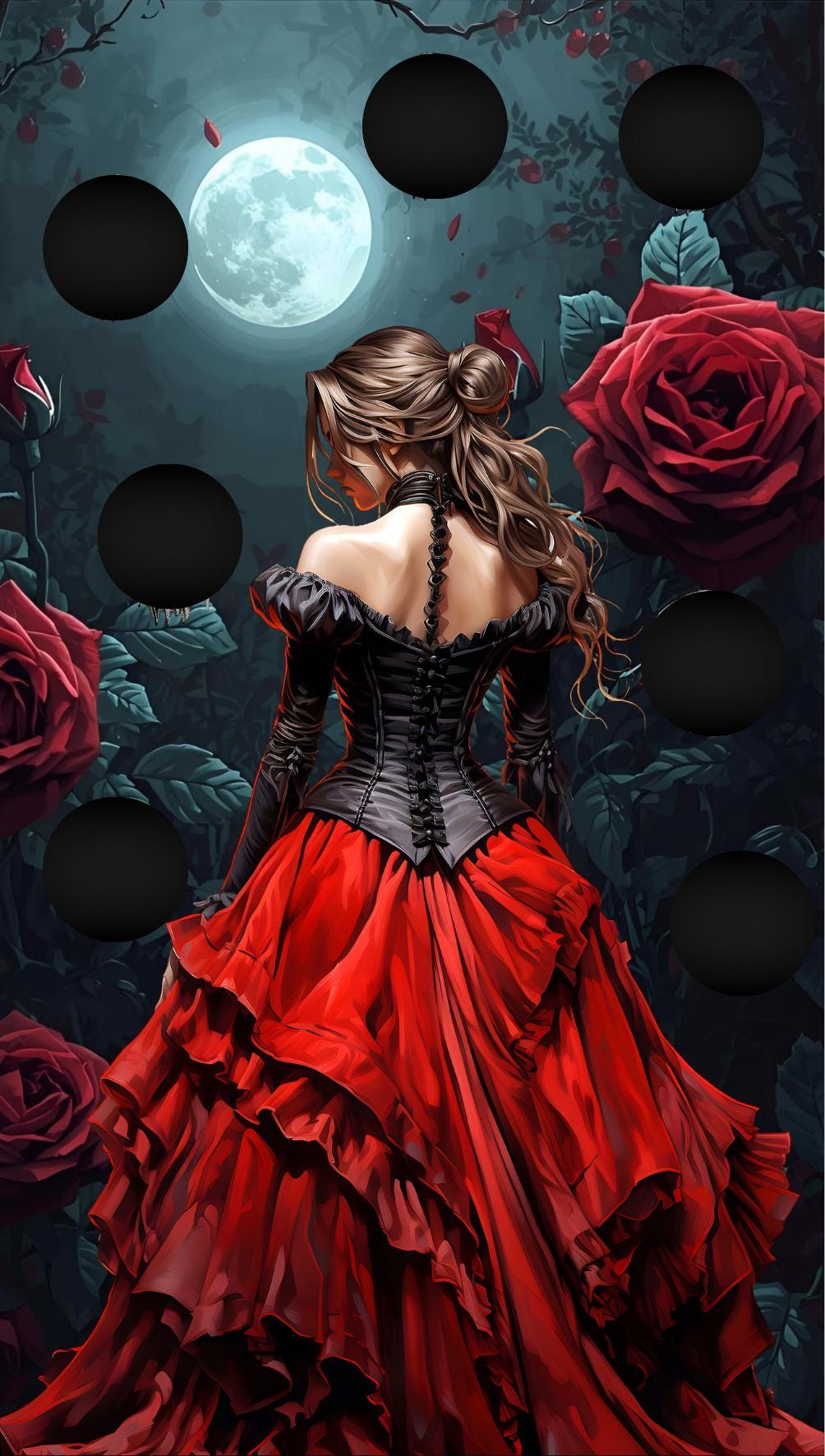 Sparspiel "Lady in Red" Rubbel- Lose und Würfelchallenge - Sparen mit der Umschlagmethode