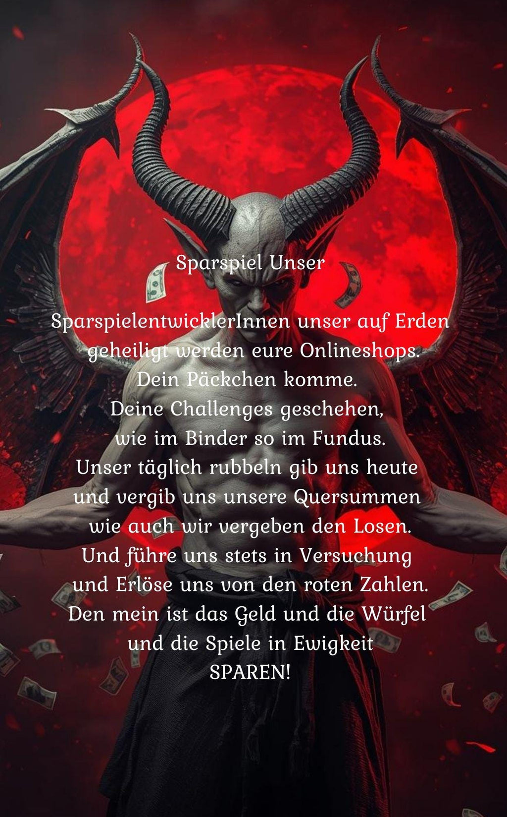 Dashboard "Sparspiel unser"