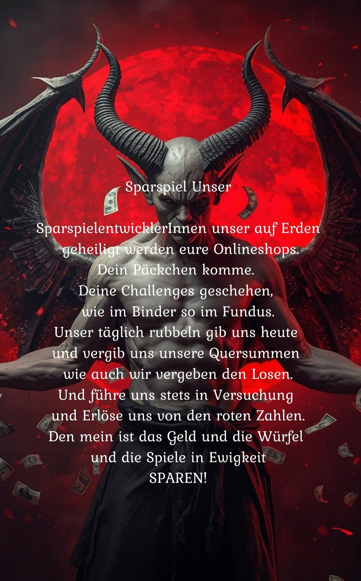 Dashboard "Sparspiel unser"