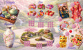 Sparspiel "Sakura" - Klappkarte - Rubbeln - Würfel - Lose - Sparen mit der Umschlagmethode