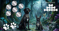 Sparspiel "Magical Dogs" Rubbelchallenge - Sparen mit der Umschlagmethode