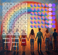 Sparspiel "Unsere Welt ist bunt" - Klappkarte -  Sparchallenge - Sparen mit der Umschlagmethode