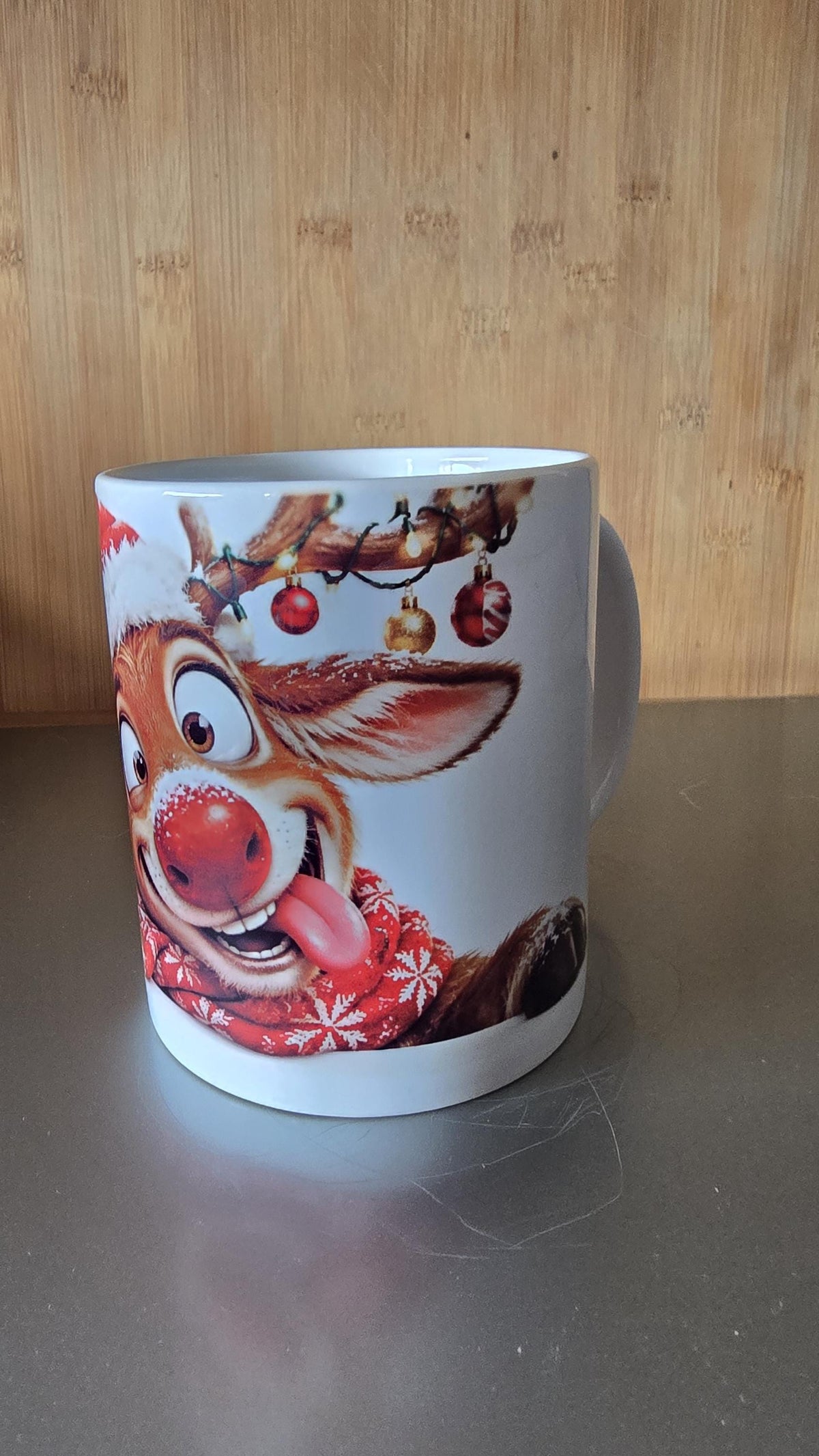 Tasse  "Weihnachtselch Fred"