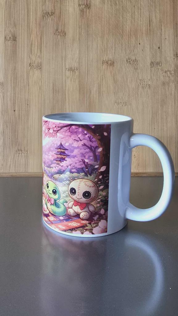 Tasse  "Freunde beim Picknick"