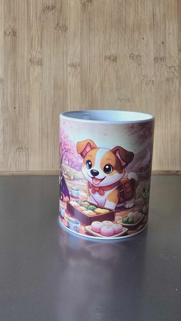 Tasse  "Freunde beim Picknick"