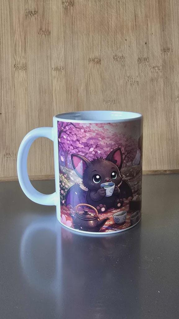 Tasse  "Freunde beim Picknick"