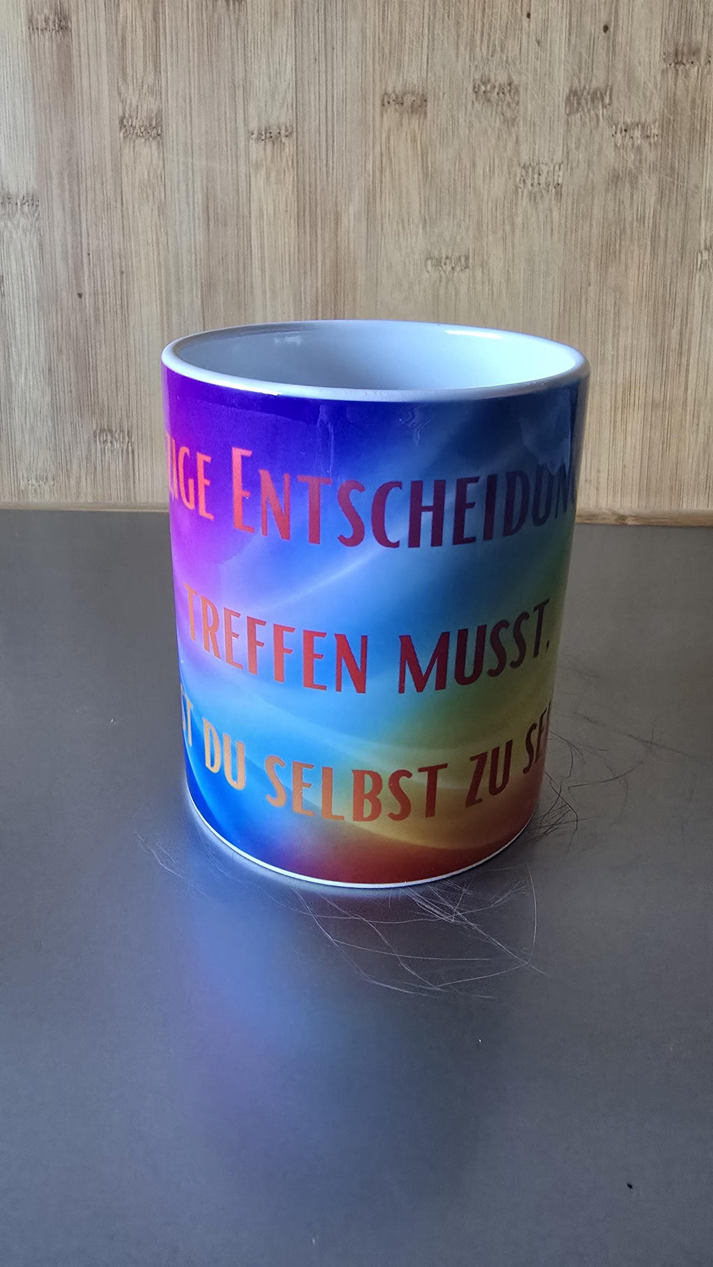 Tasse "Die einzige Entscheidung, die du treffen musst, ist du selbst zu sein"